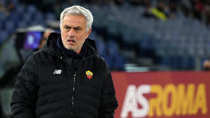 Roma coach Jose Mourinho